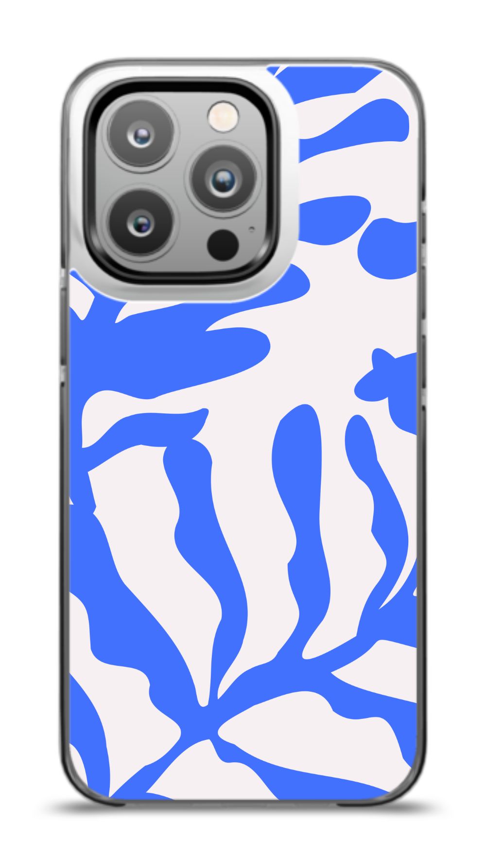 Blue Abstract Waves Phone Case