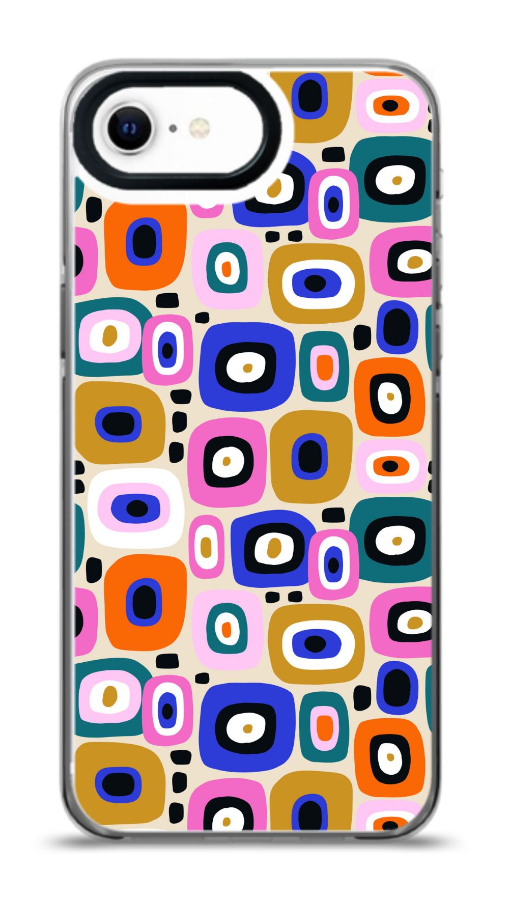 Retro Geo Squares Phone Case