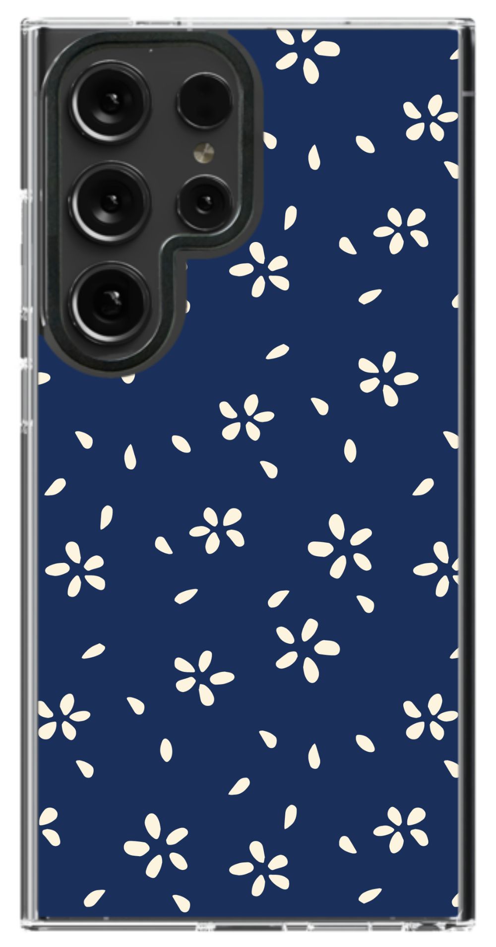Blue Petal Bloom Phone Case