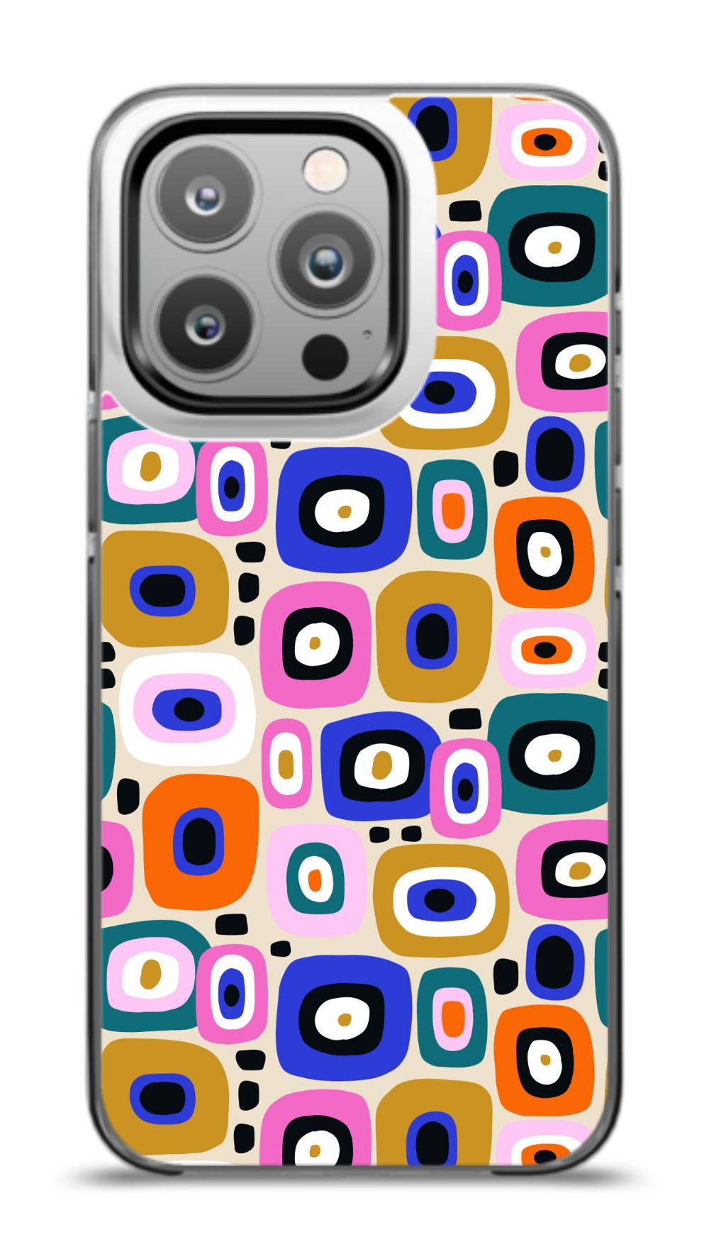 Retro Geo Squares Phone Case
