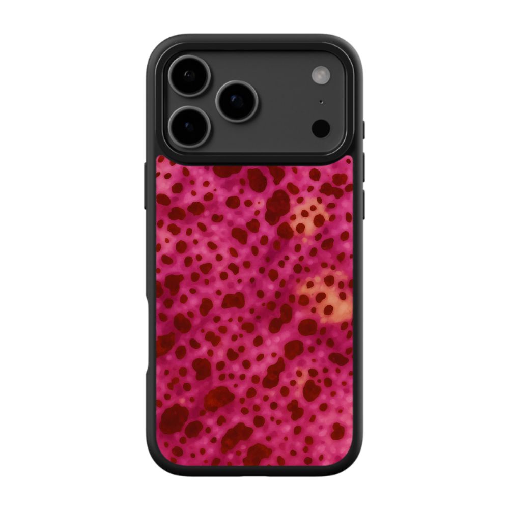 Vibrant Pink Spotted Phone Case