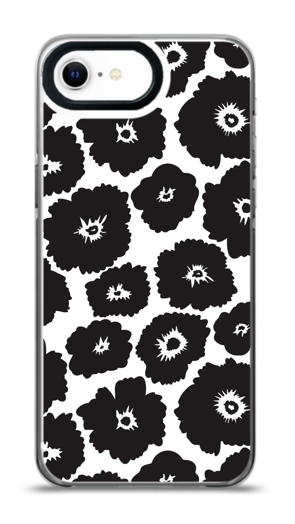 Monochrome Floral Phone Case