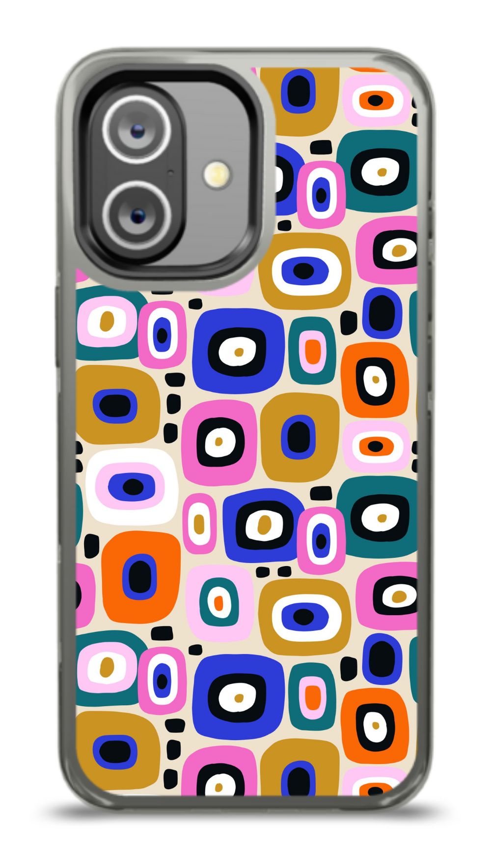 Retro Geo Squares Phone Case