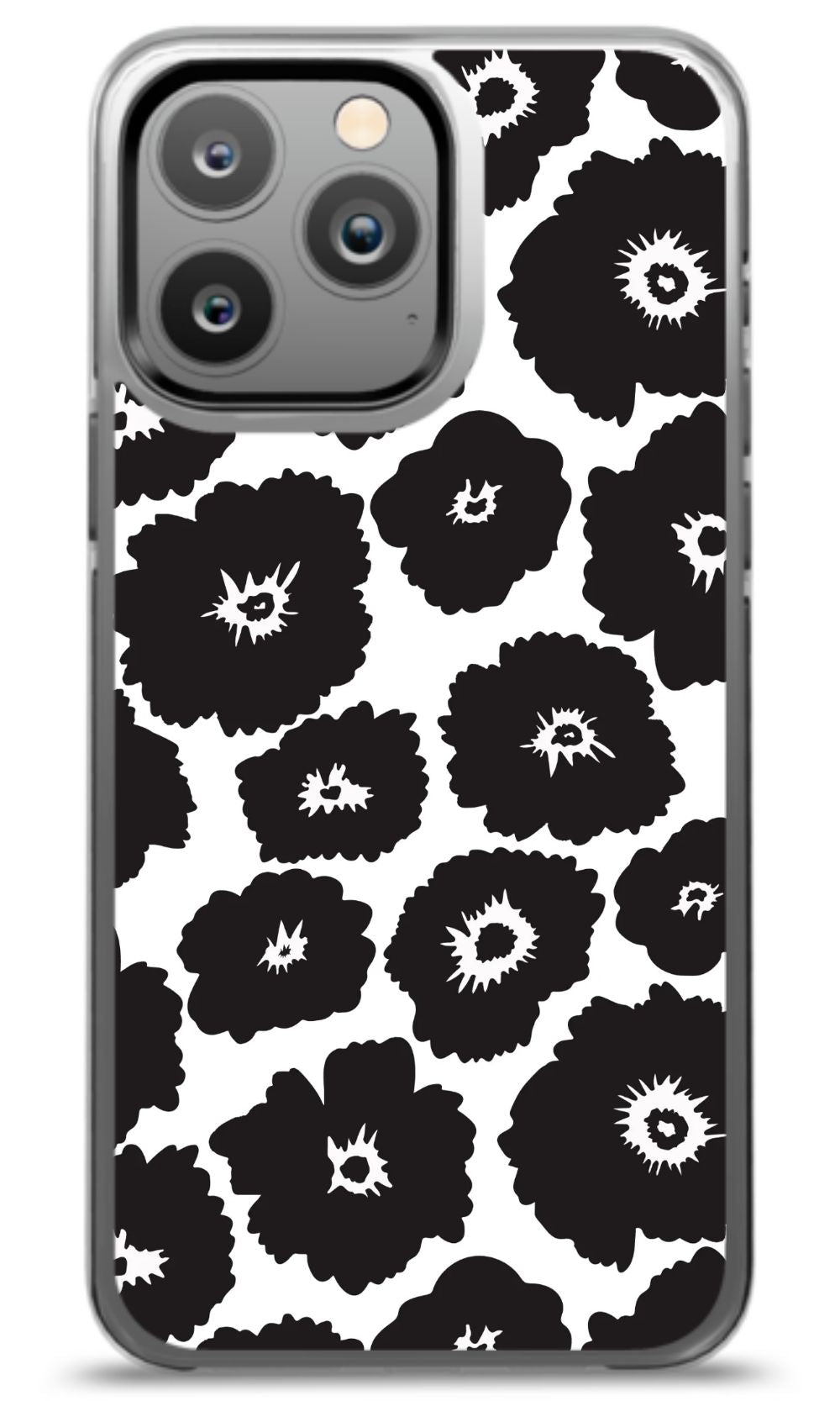 Monochrome Floral Phone Case