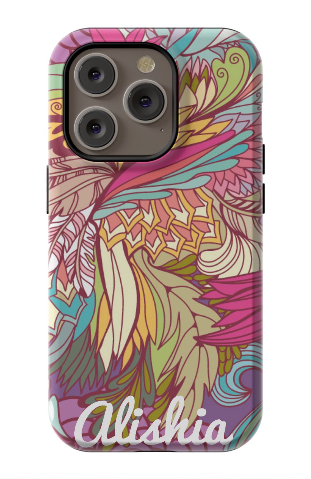 Personalized Floral Phone Case