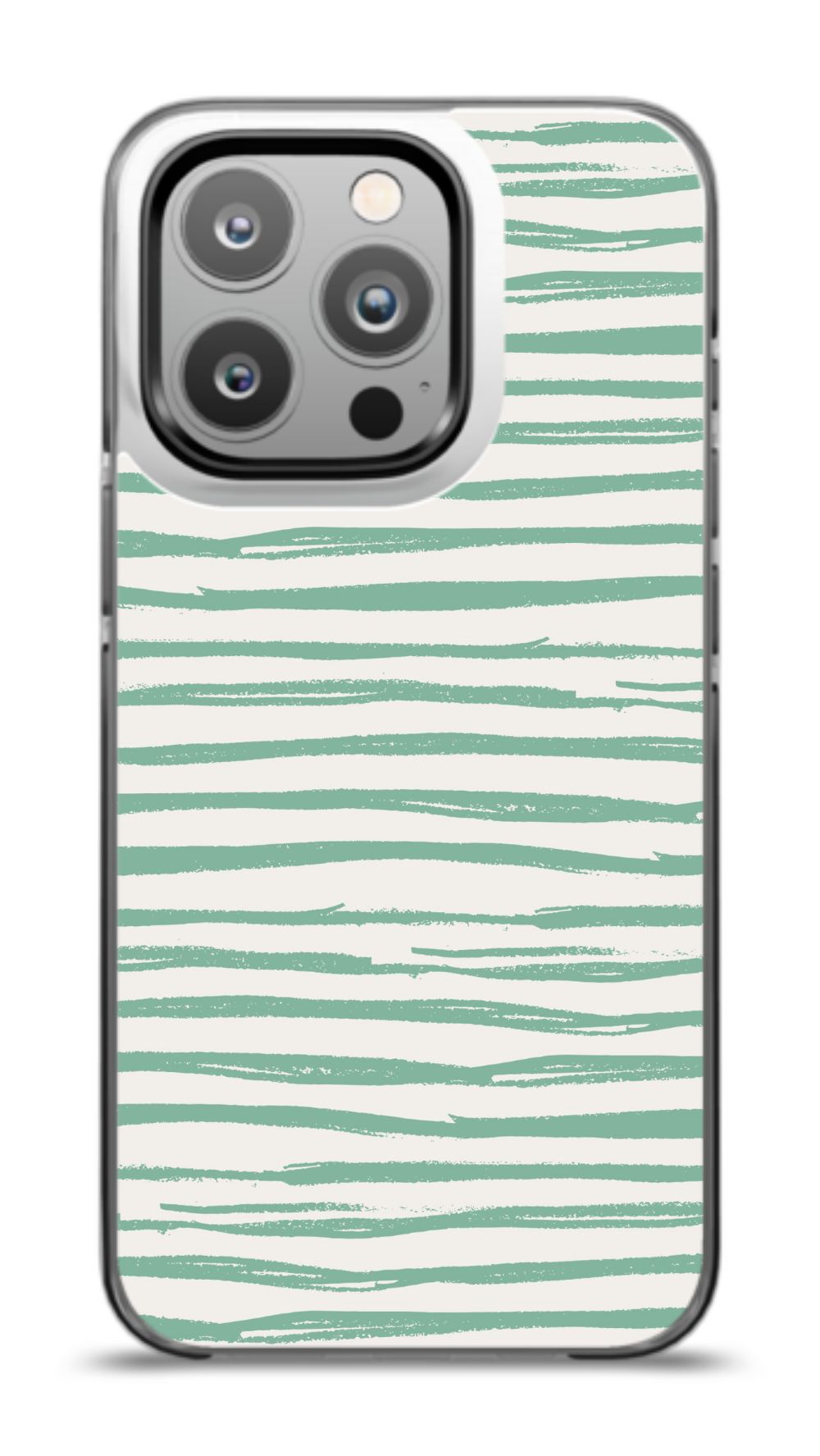 Mint Stripe Serenity Phone Case