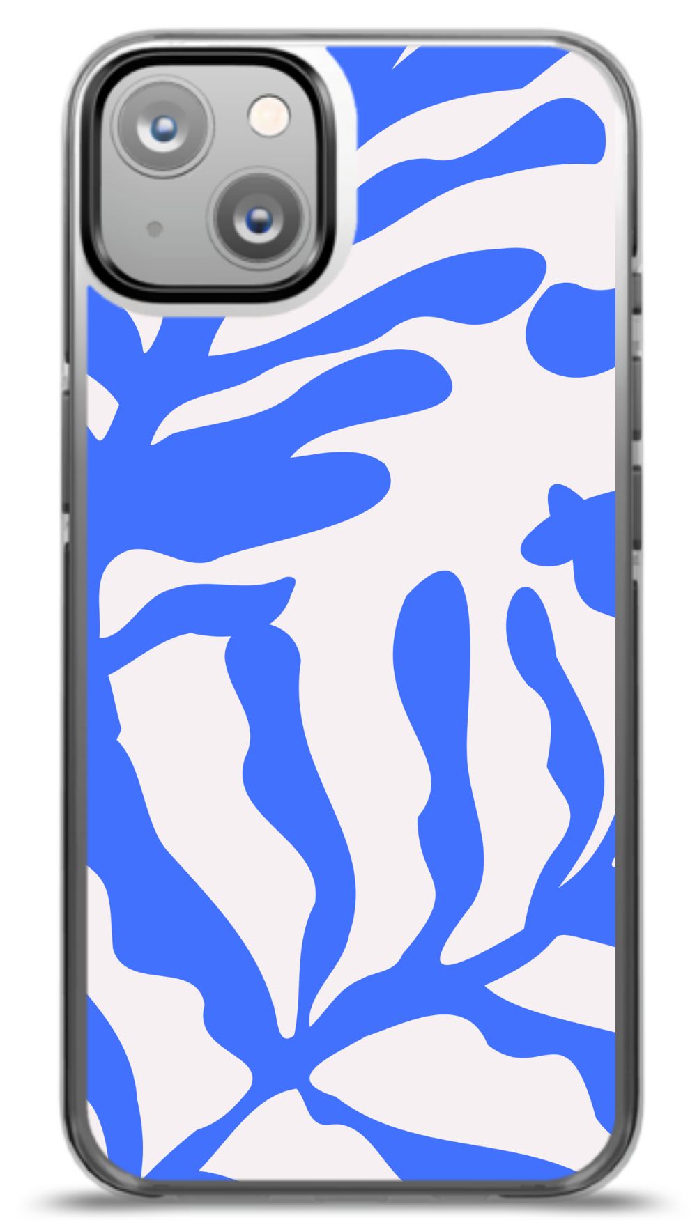 Blue Abstract Waves Phone Case