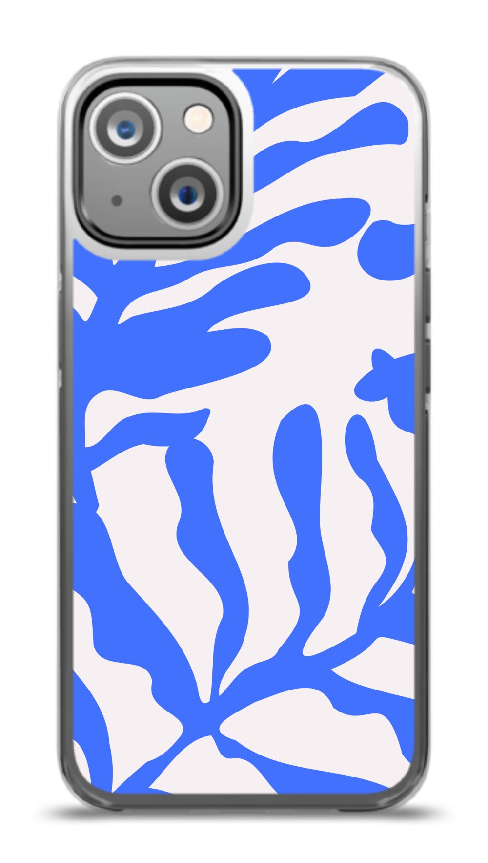 Blue Abstract Waves Phone Case
