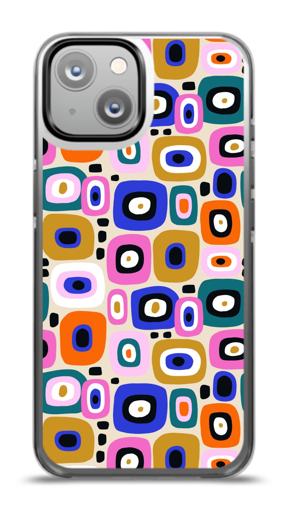 Retro Geo Squares Phone Case