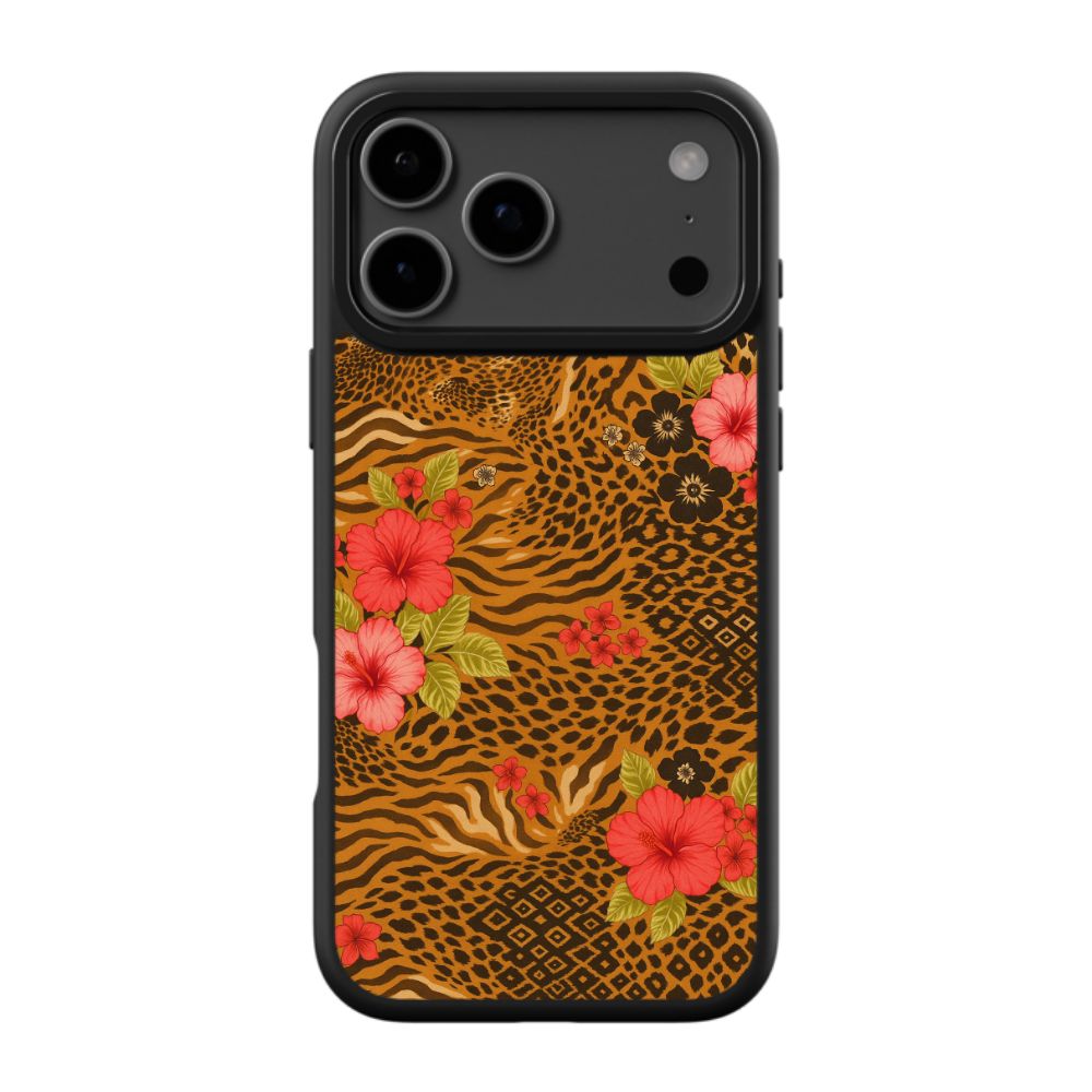 Wild Floral Animal Print Phone Case