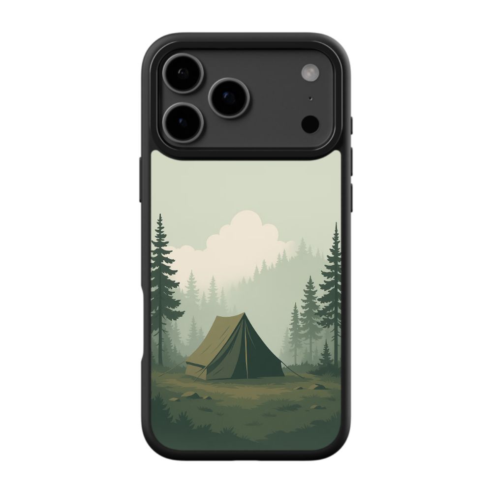 Aesthetic Camping Forest Minimalist Phone Case