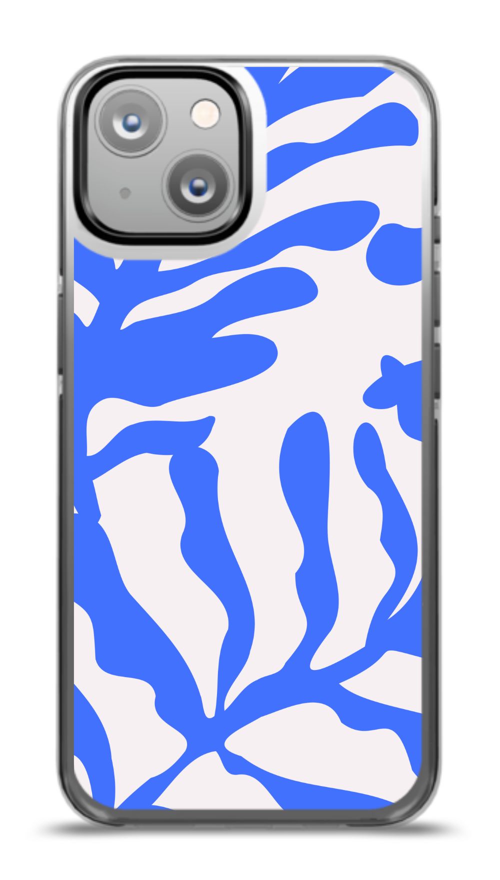 Blue Abstract Waves Phone Case