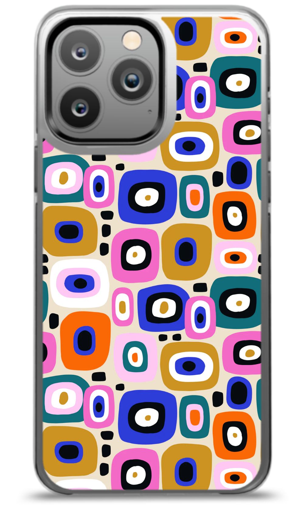 Retro Geo Squares Phone Case