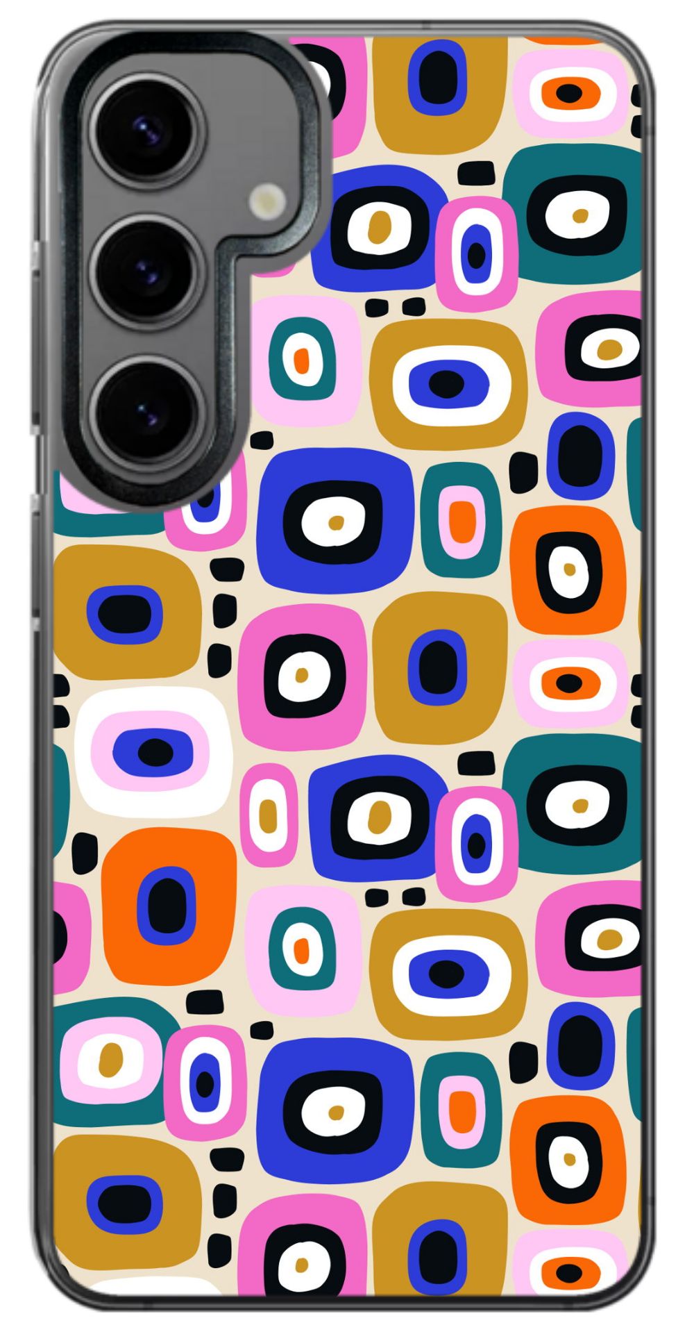 Retro Geo Squares Phone Case