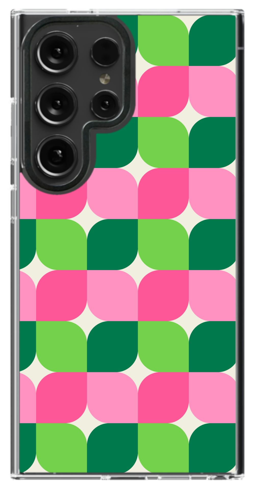 Retro Petal Mosaic Phone Case