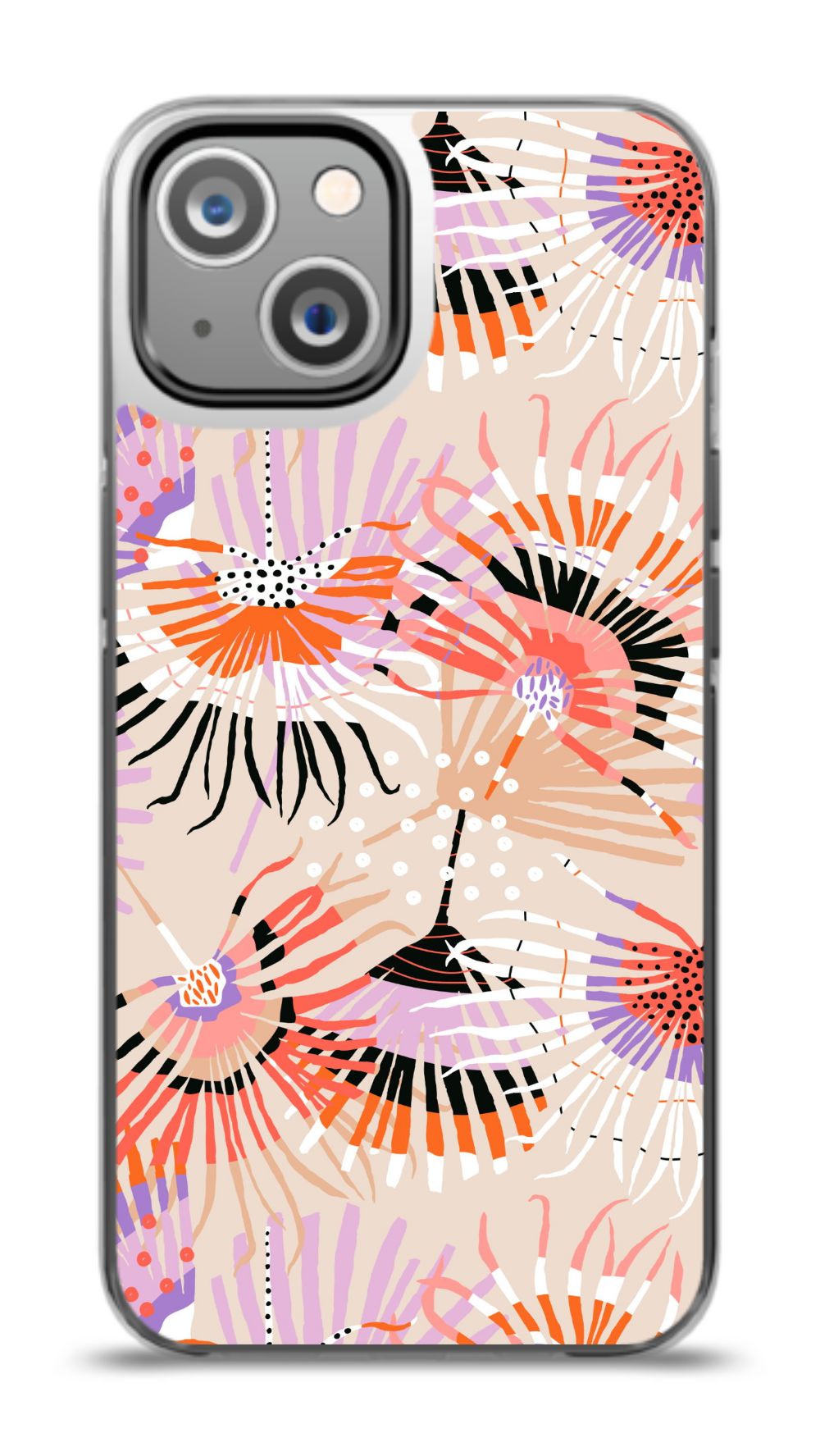 Abstract Floral Burst Phone Case