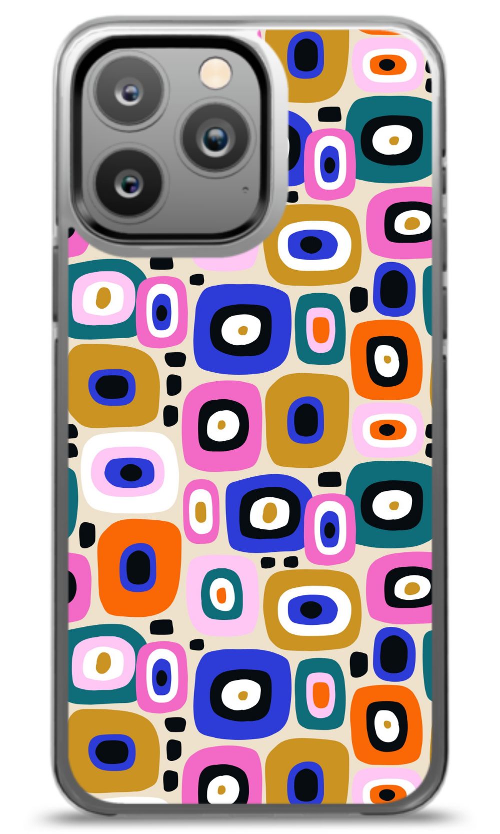 Retro Geo Squares Phone Case
