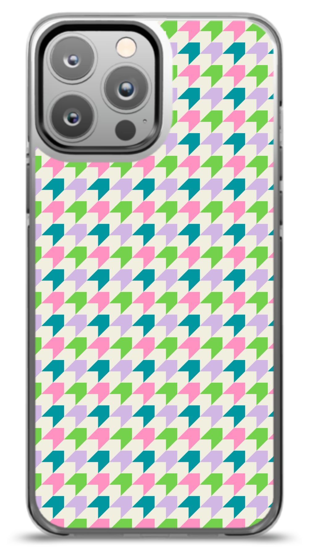 Pastel Geometric Pattern Phone Case