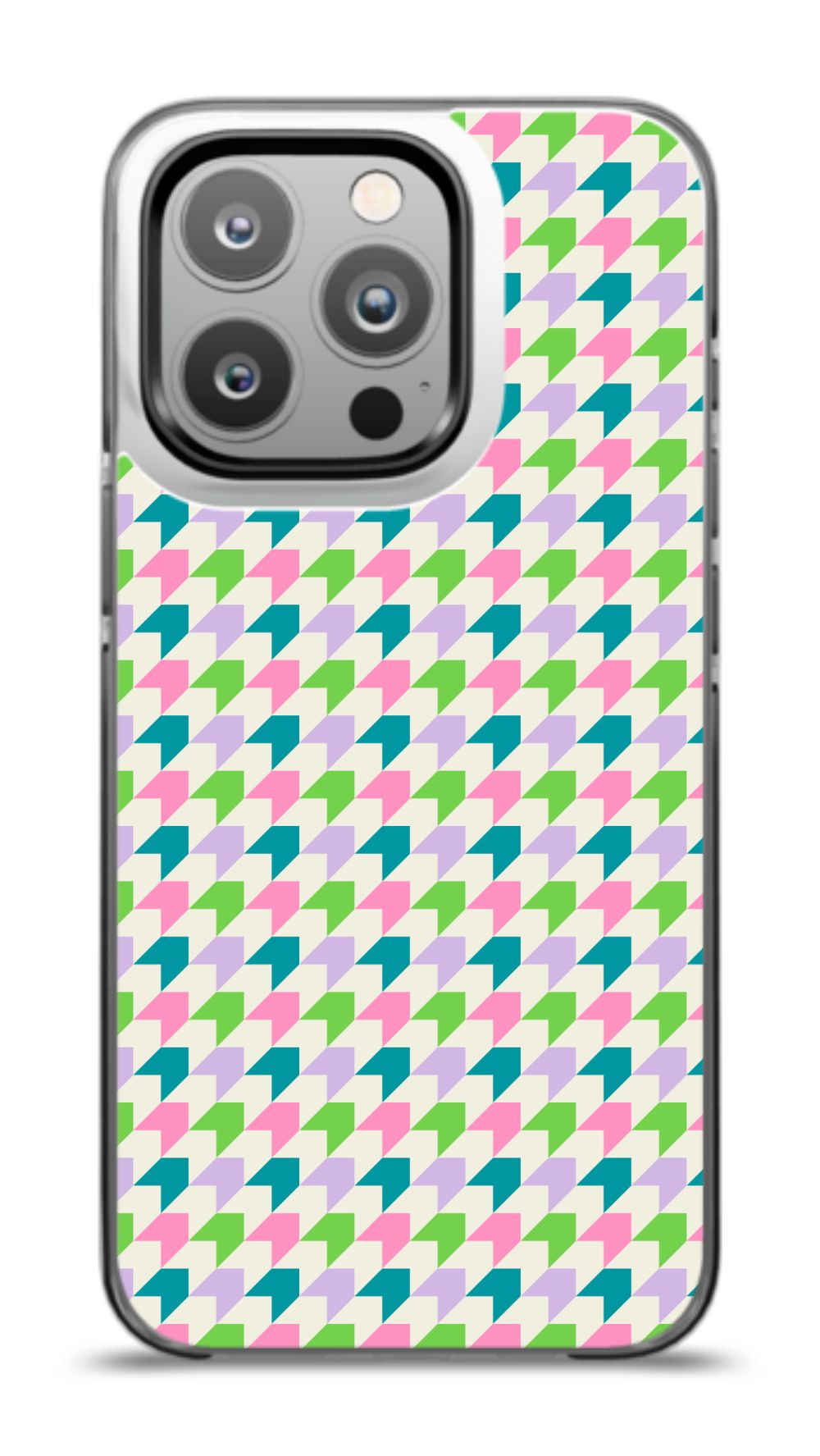 Pastel Geometric Pattern Phone Case