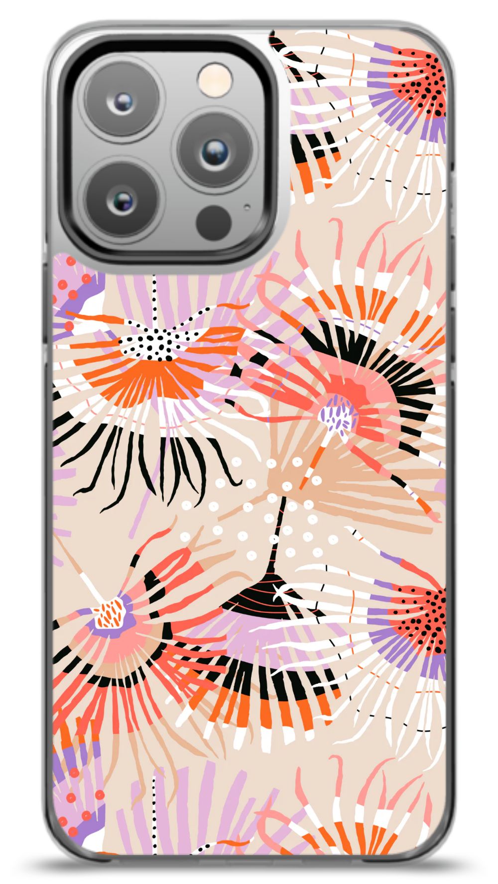 Abstract Floral Burst Phone Case