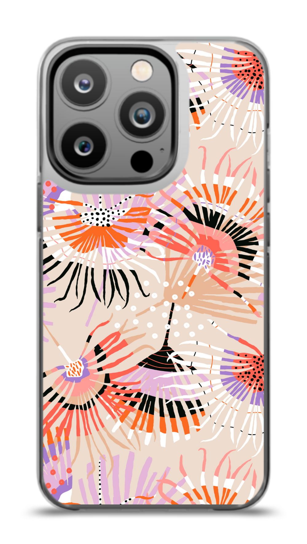 Abstract Floral Burst Phone Case