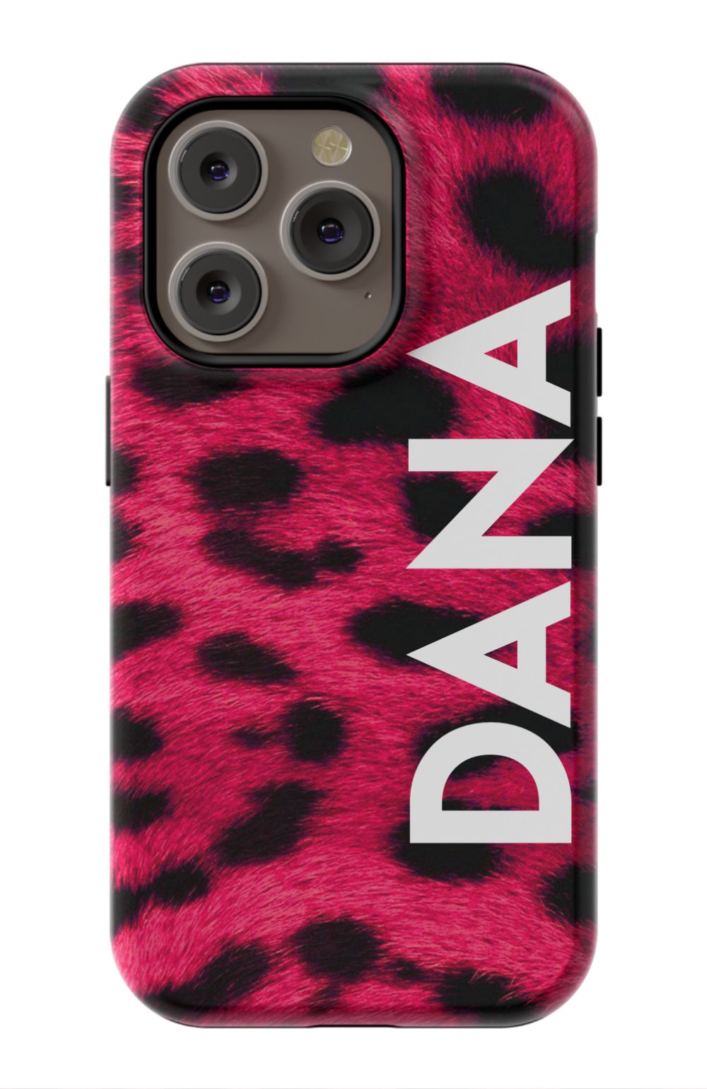 Personalized Pink Leopard Phone Case