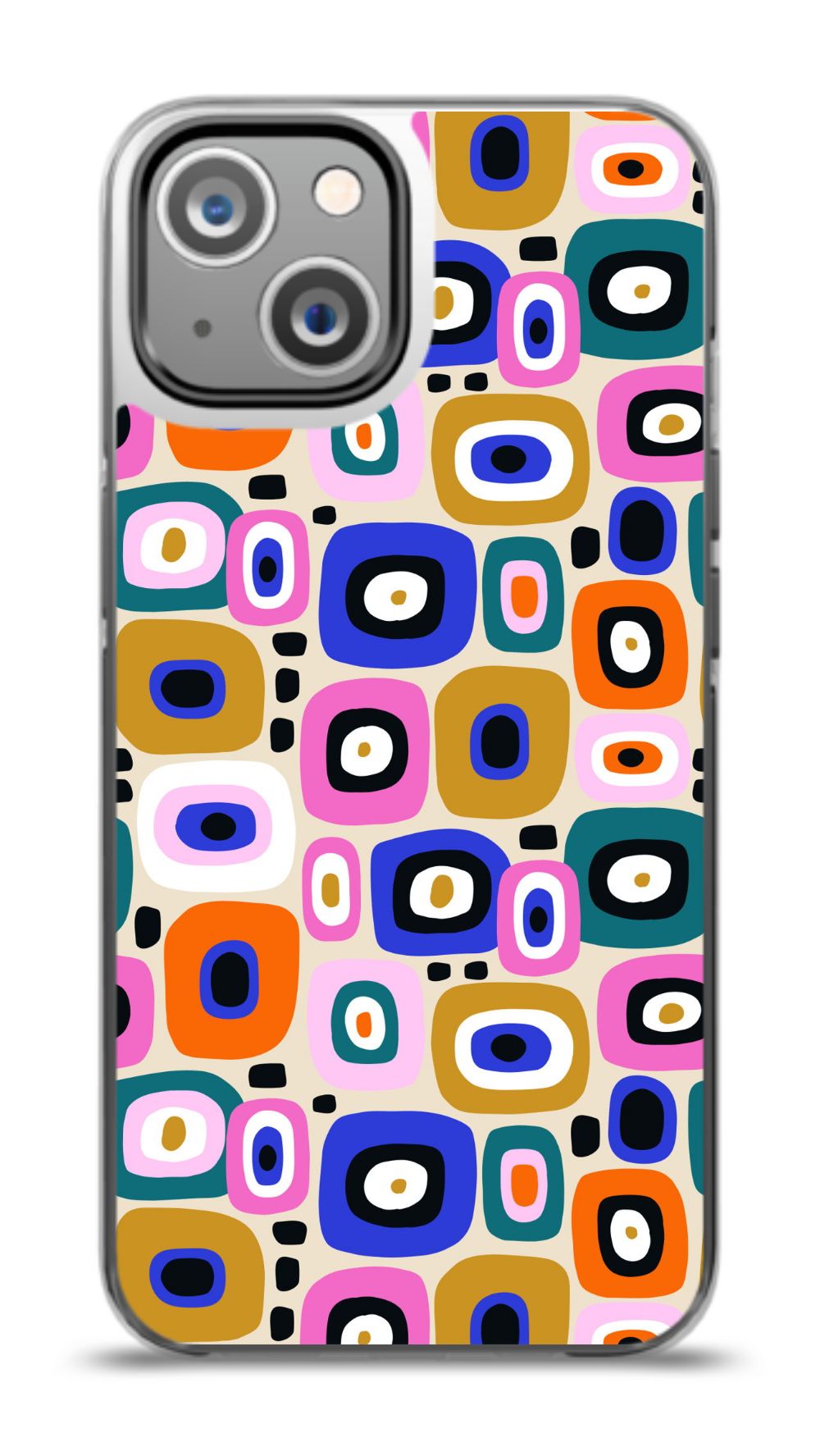 Retro Geo Squares Phone Case