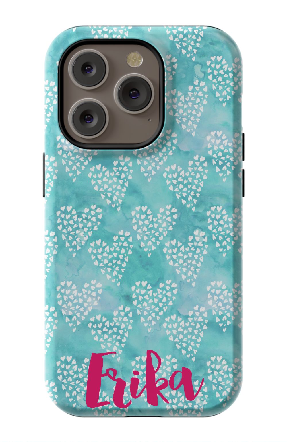 Personalized Hearts Phone Case