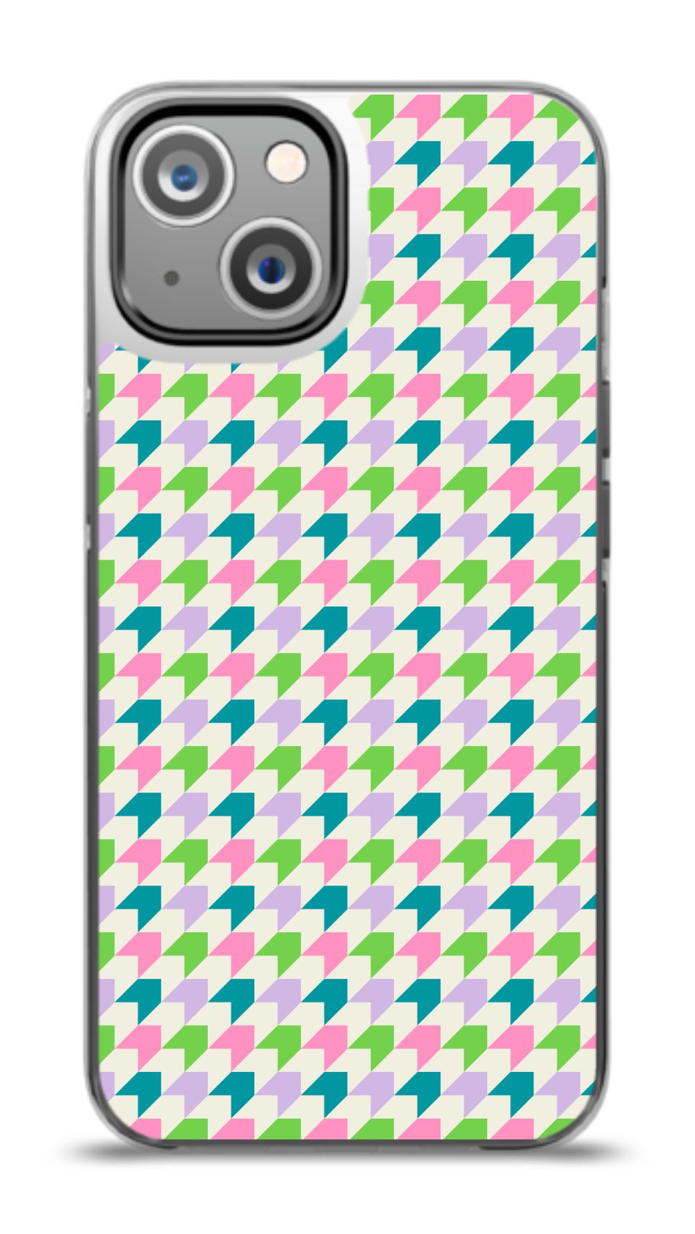 Pastel Geometric Pattern Phone Case