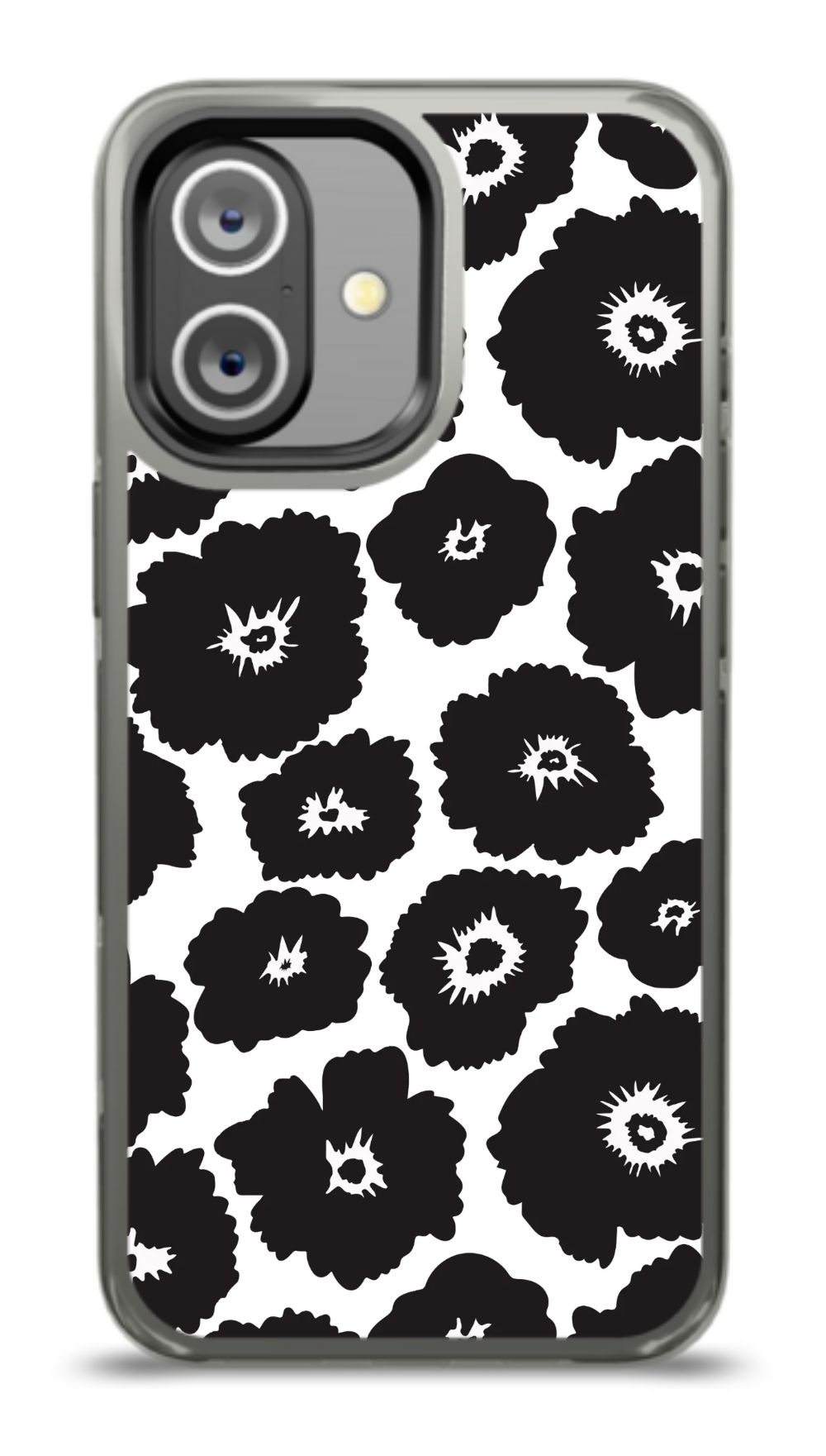 Monochrome Floral Phone Case