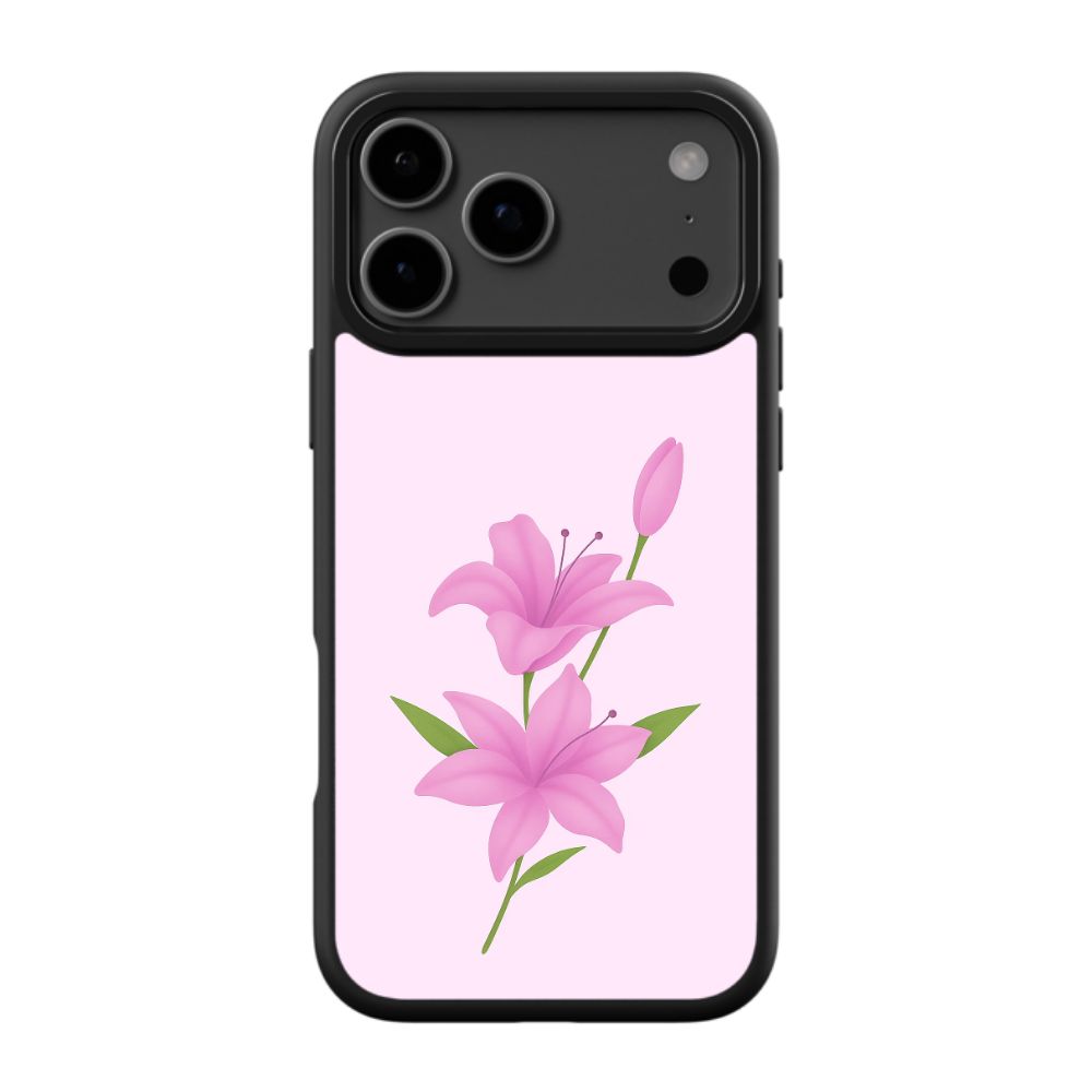Pink Floral Aesthetic Phone Case