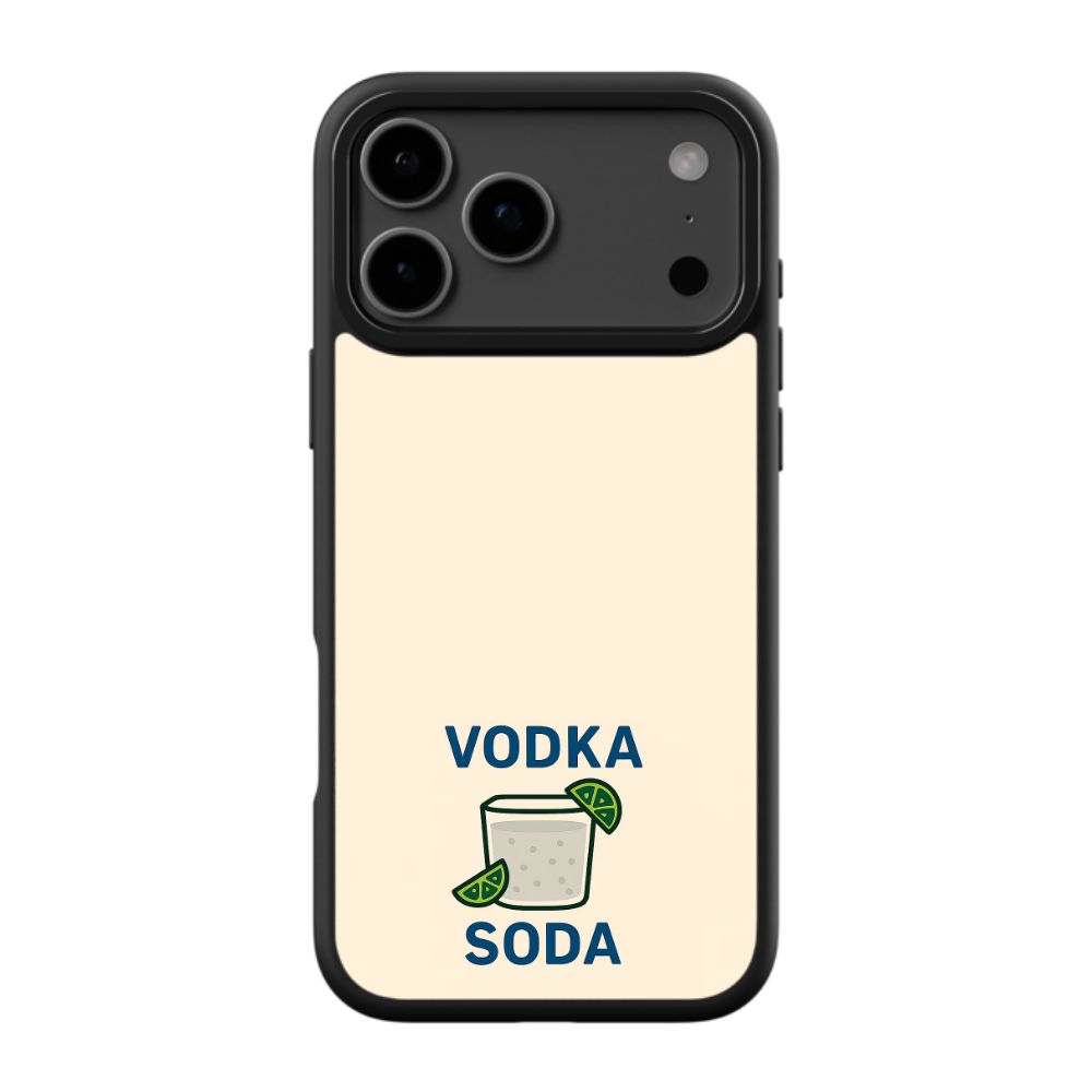 Cool Vodka Soda Design Phone Case