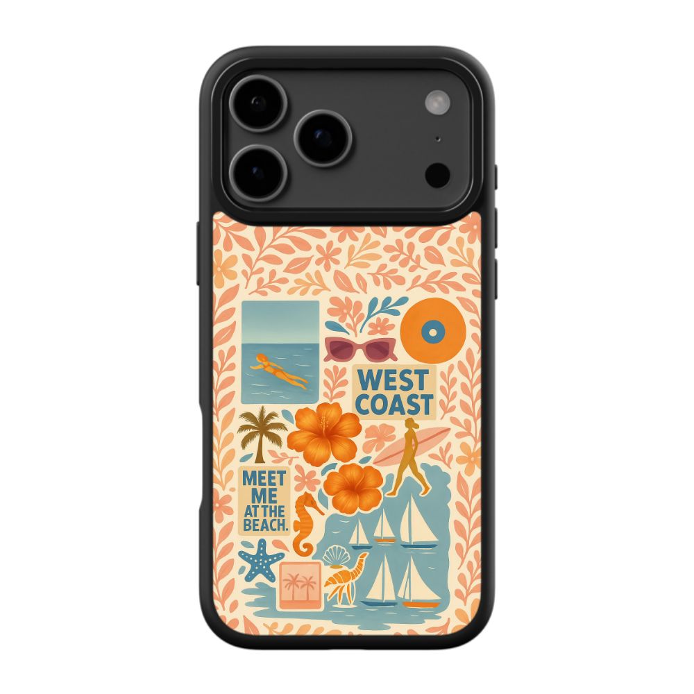Beach Vibes West Coast Phone Case