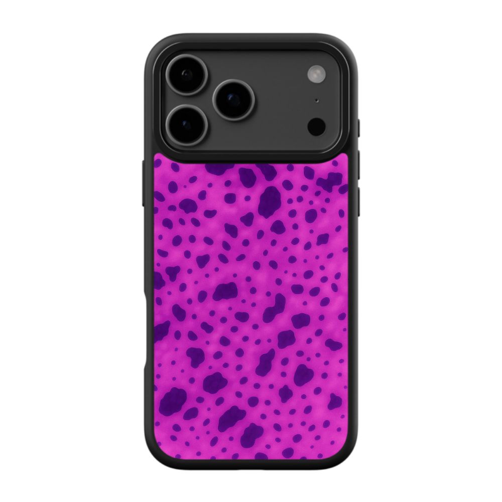 Vibrant Leopard Purple Phone Case