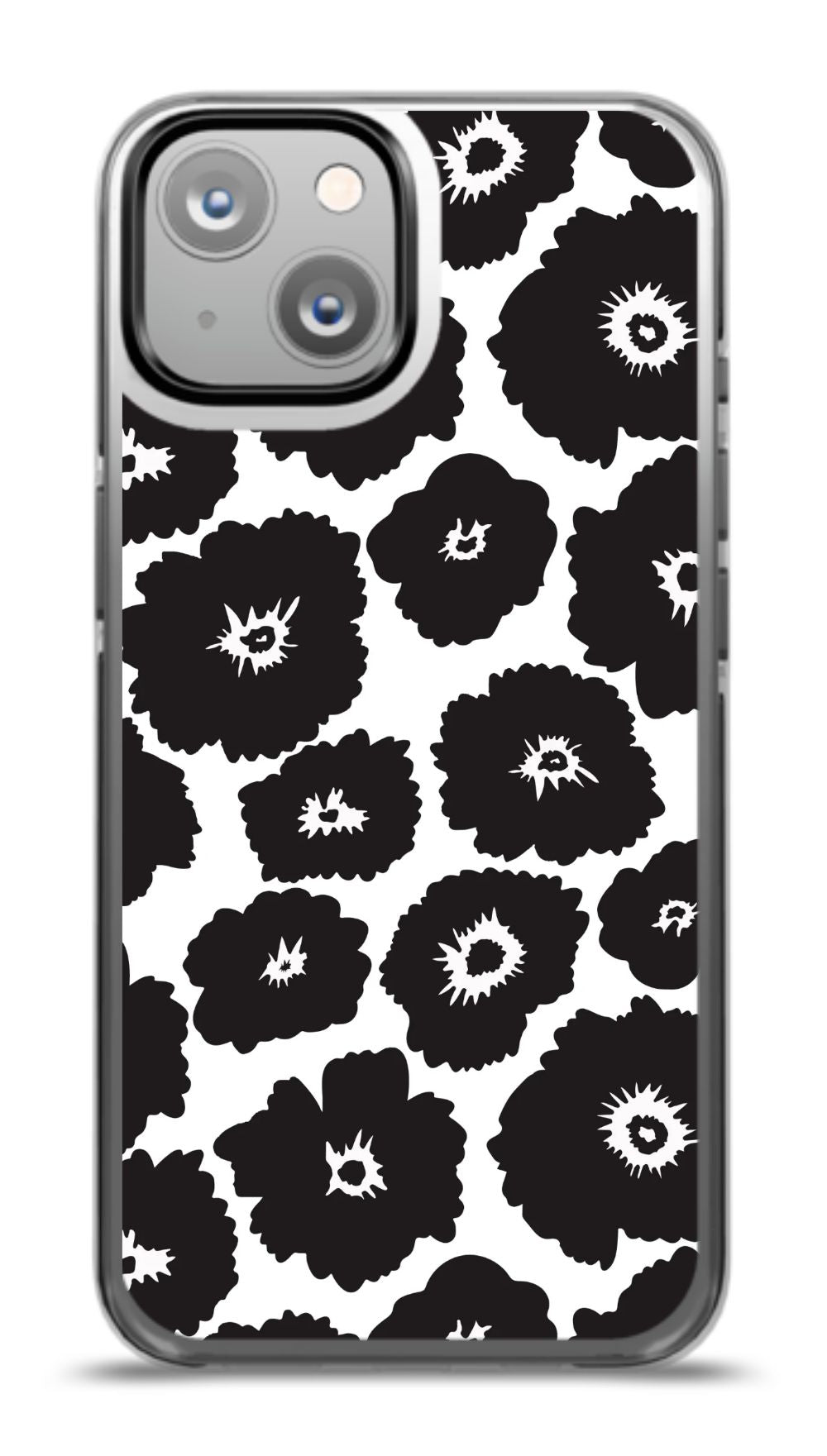 Monochrome Floral Phone Case