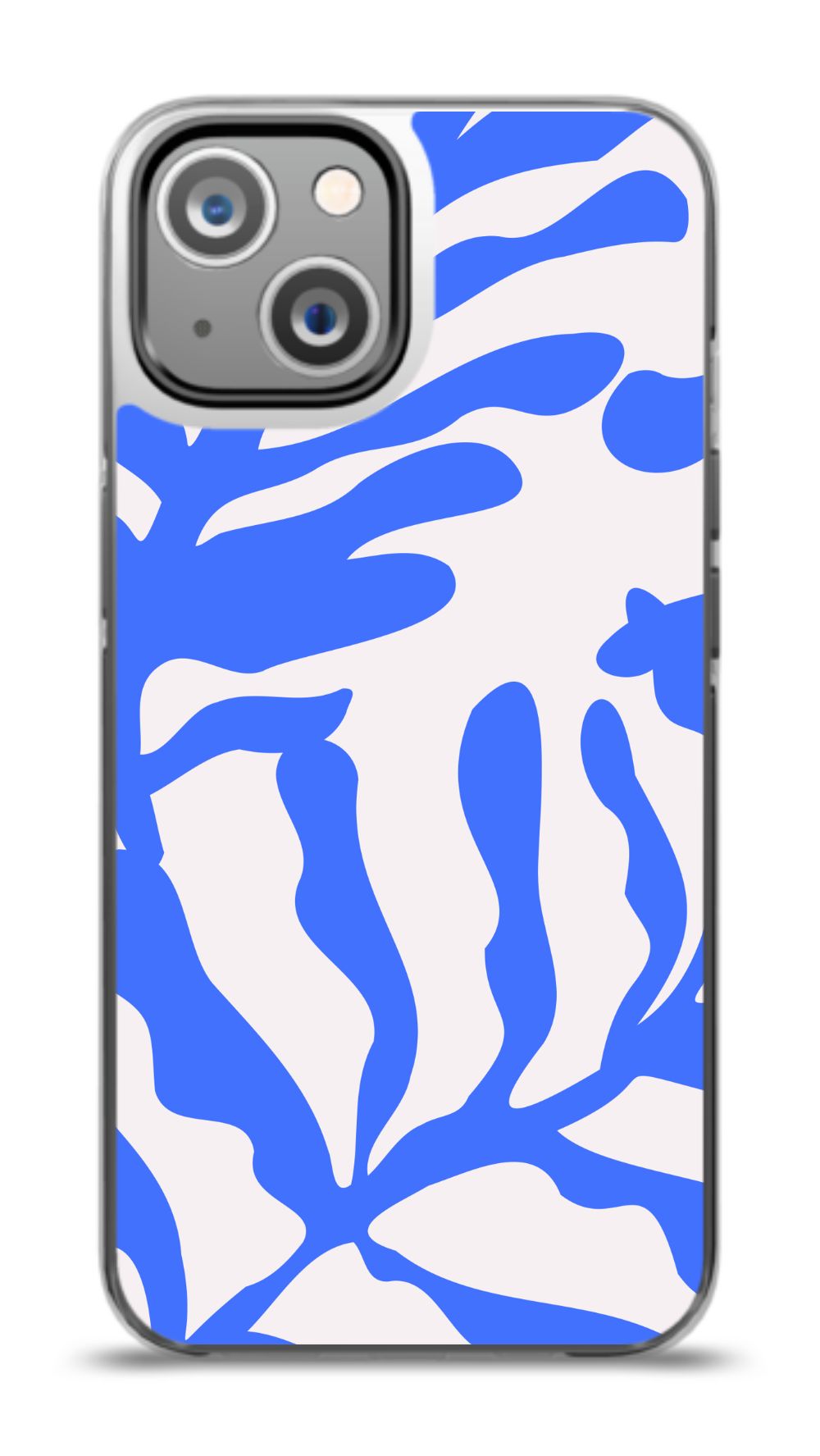 Blue Abstract Waves Phone Case