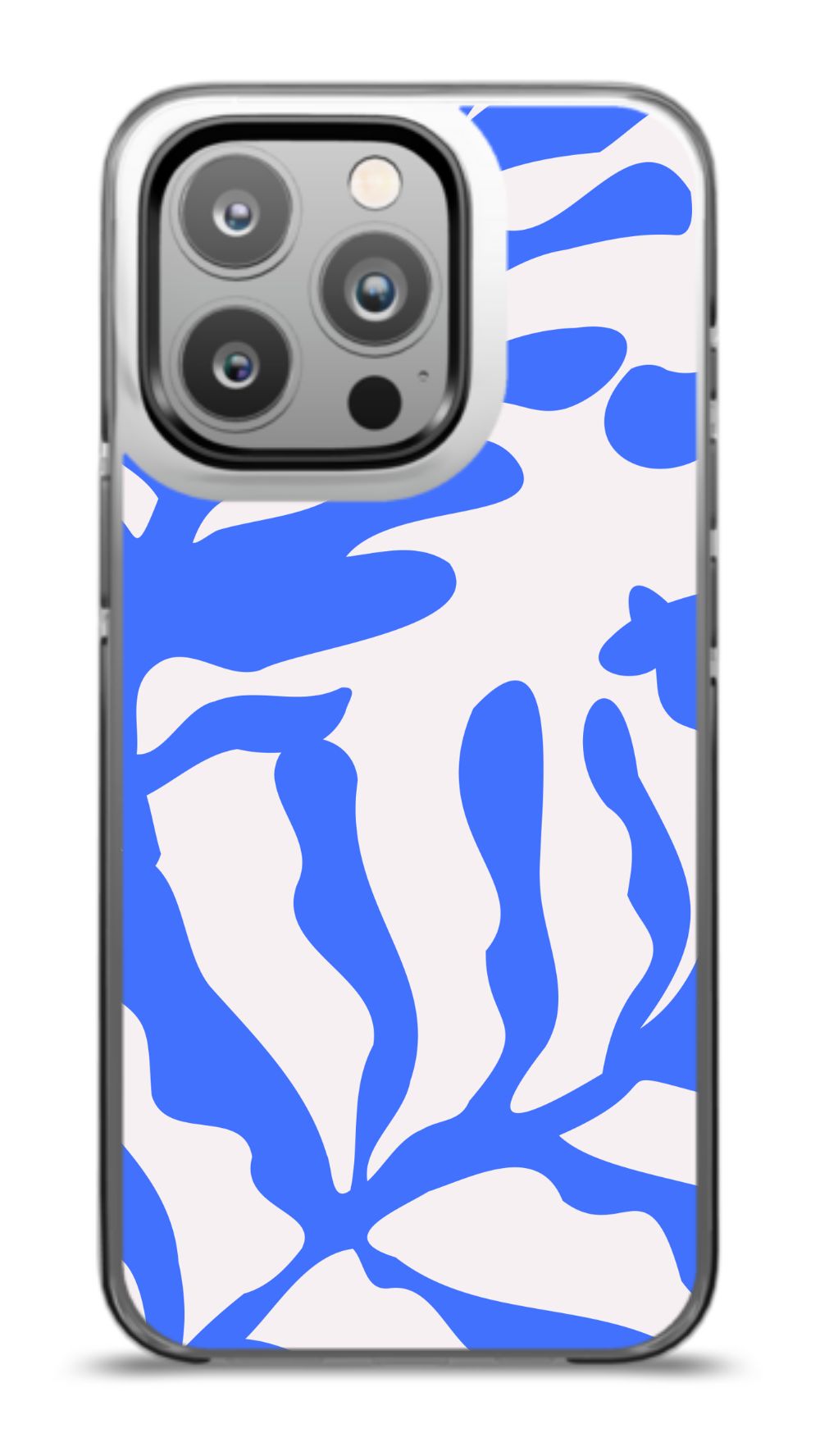 Blue Abstract Waves Phone Case
