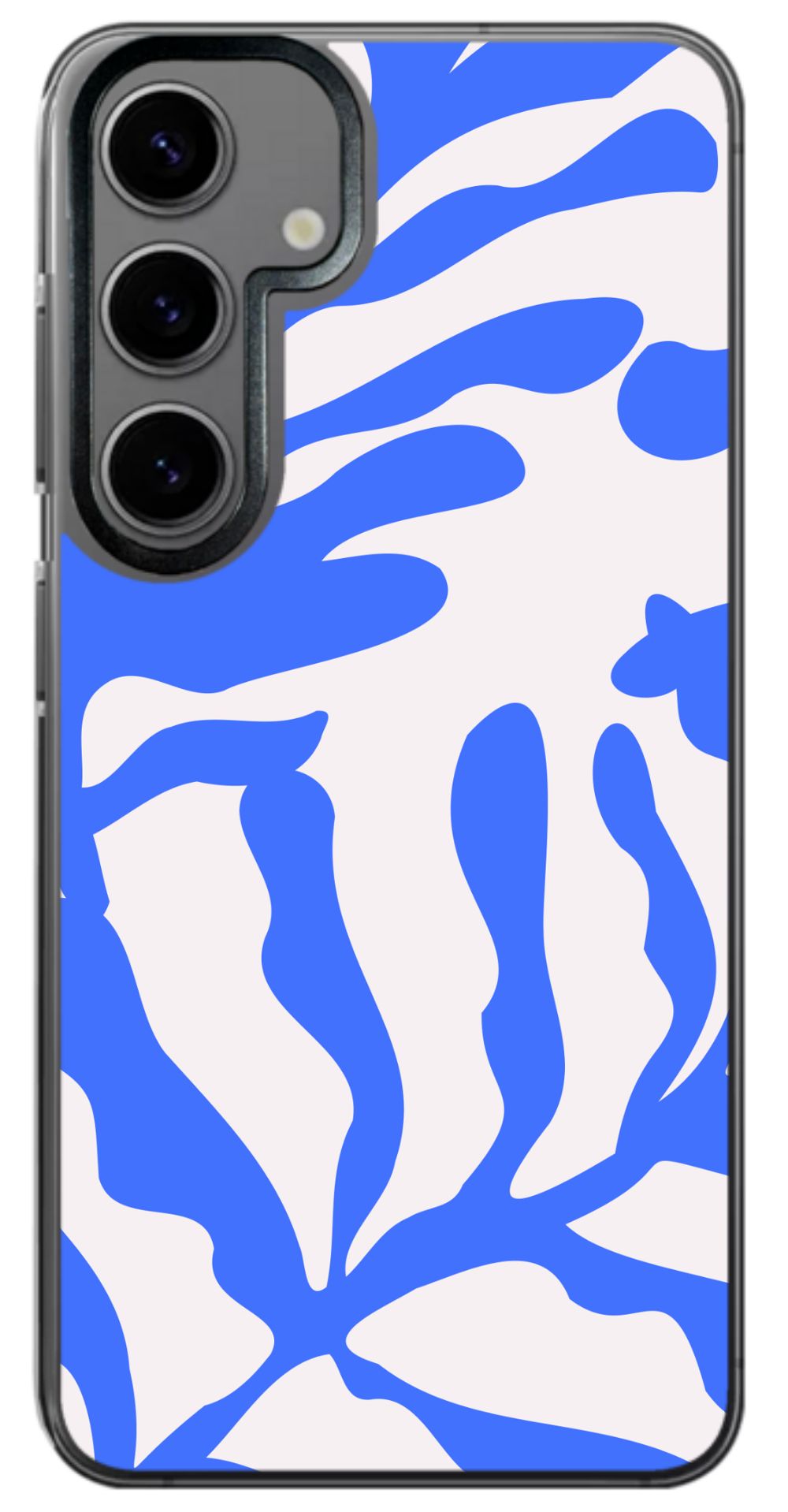Blue Abstract Waves Phone Case