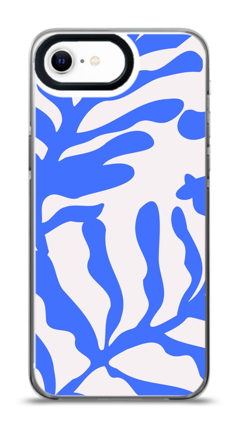 Blue Abstract Waves Phone Case