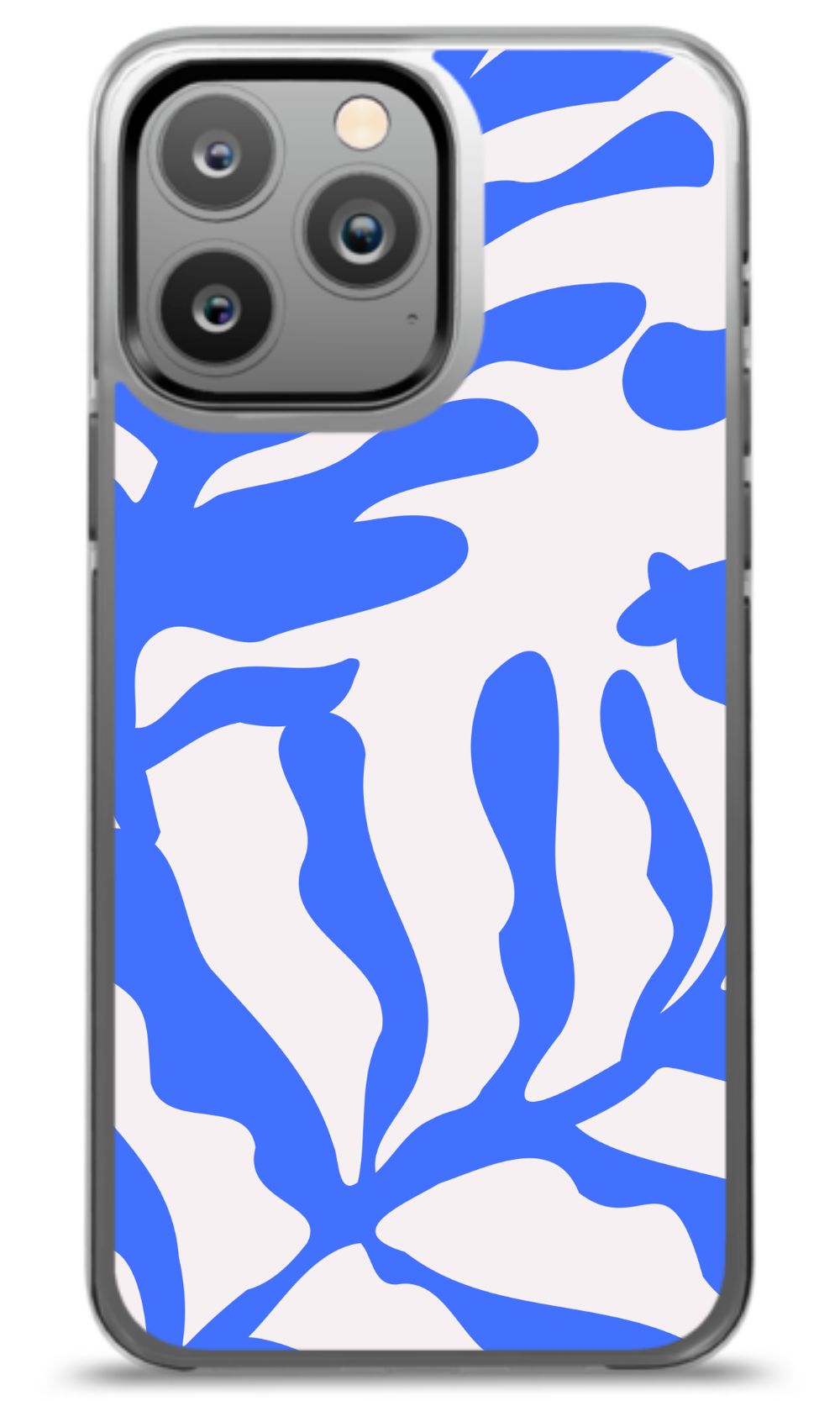 Blue Abstract Waves Phone Case