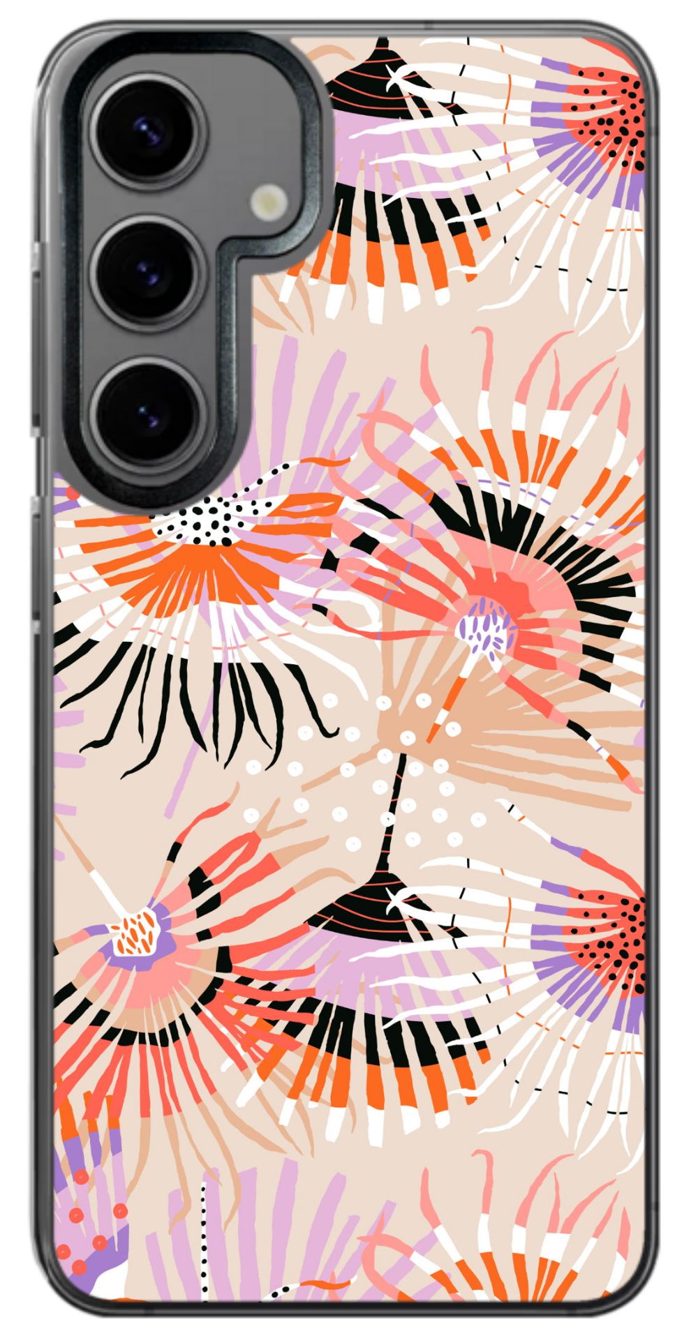 Abstract Floral Burst Phone Case