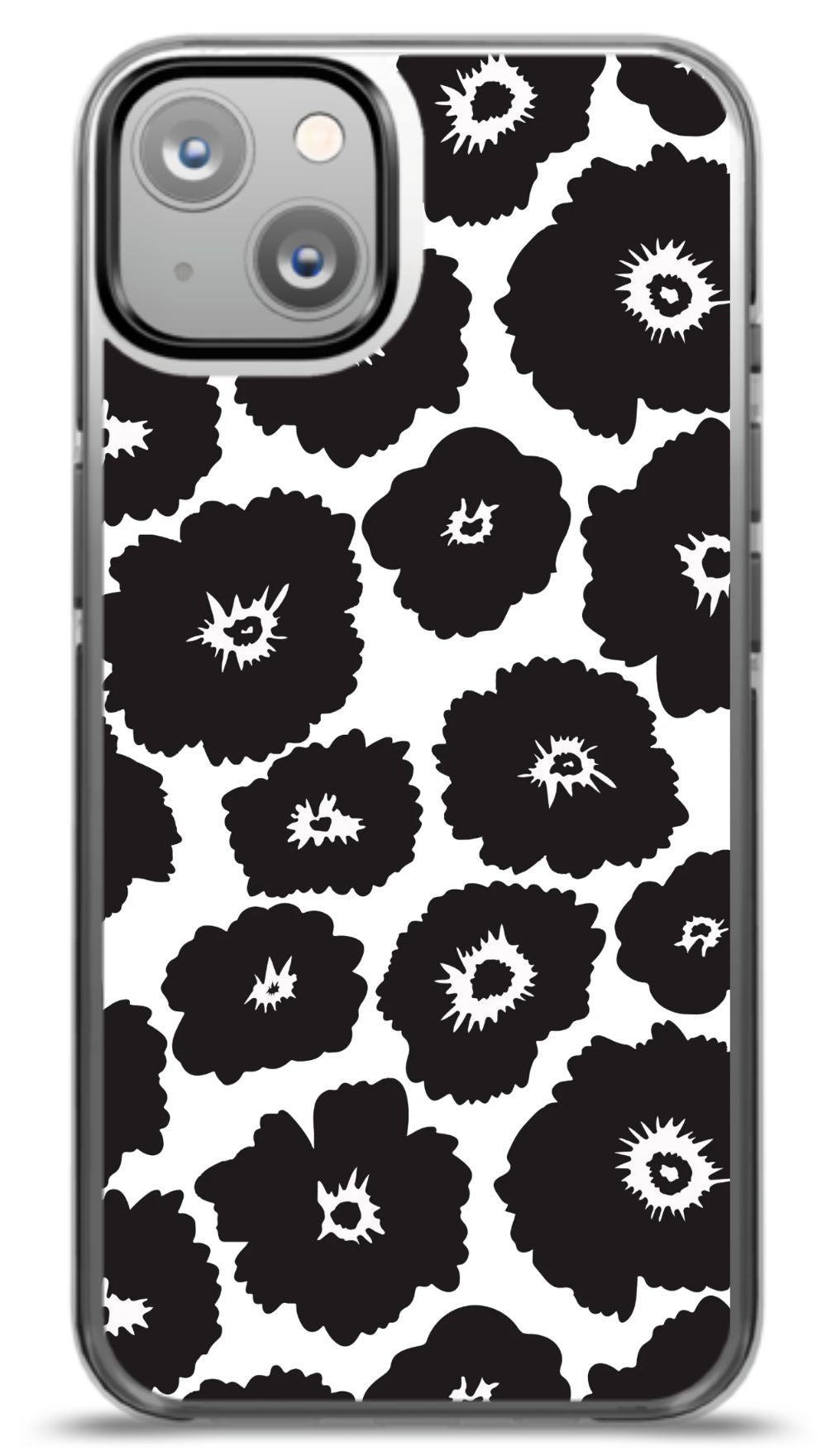 Monochrome Floral Phone Case