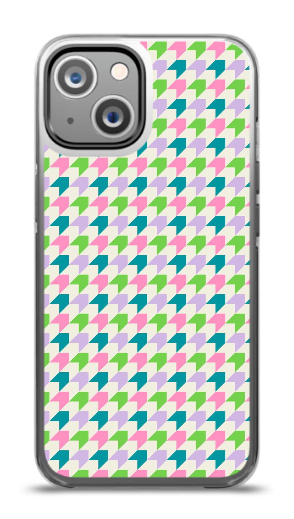 Pastel Geometric Pattern Phone Case