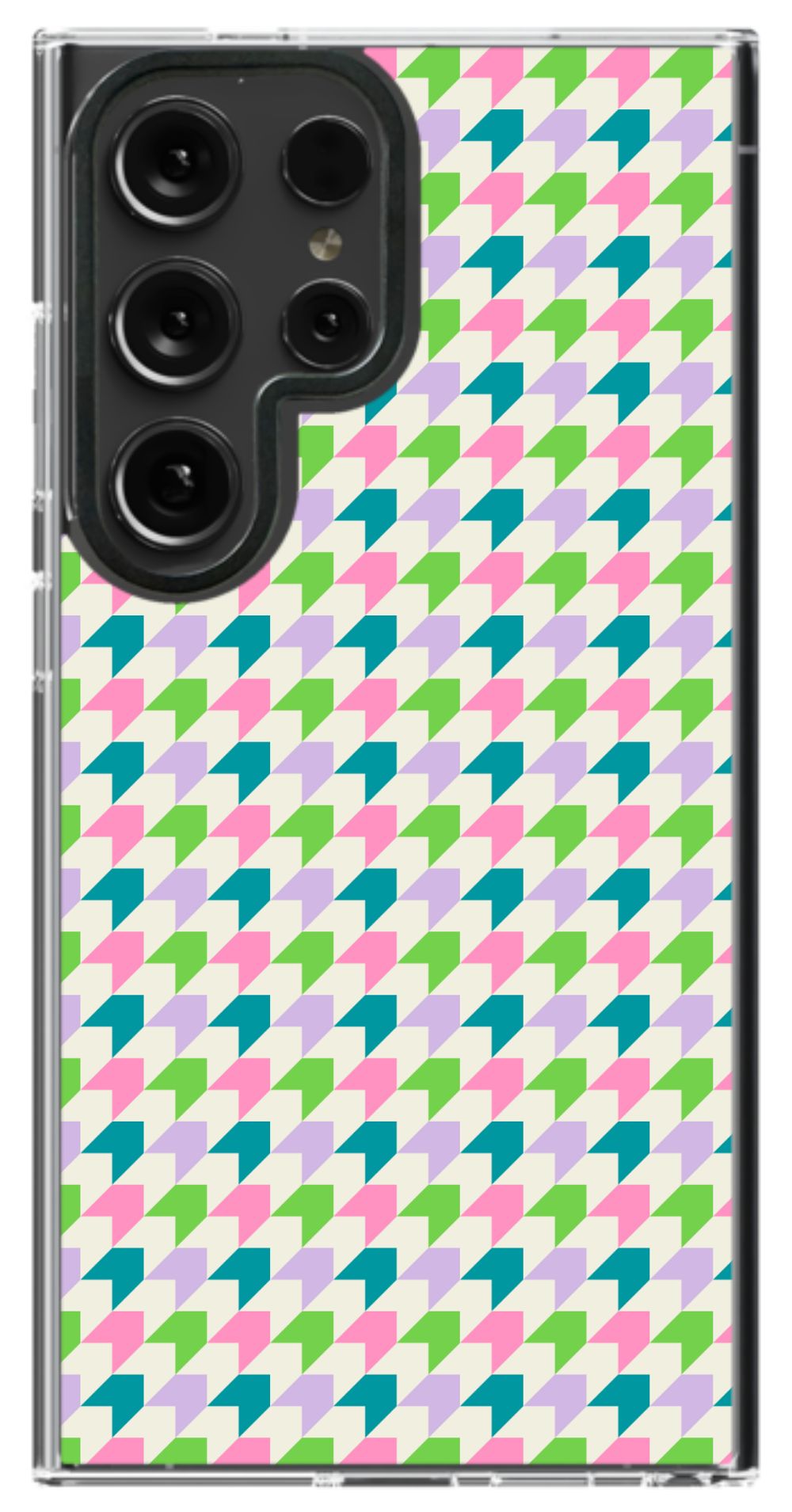 Pastel Geometric Pattern Phone Case