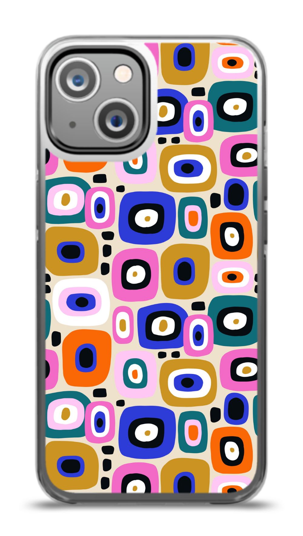 Retro Geo Squares Phone Case