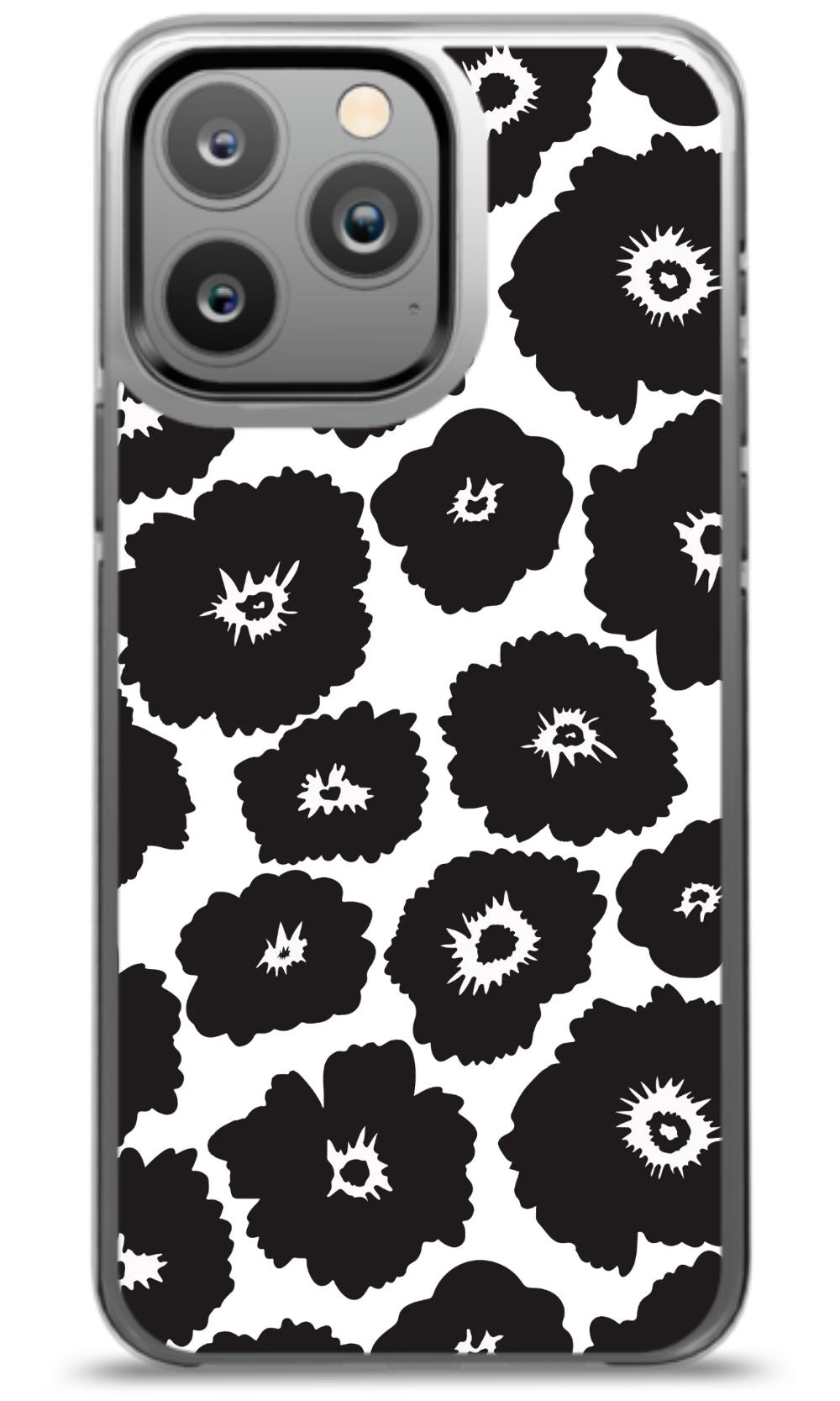 Monochrome Floral Phone Case