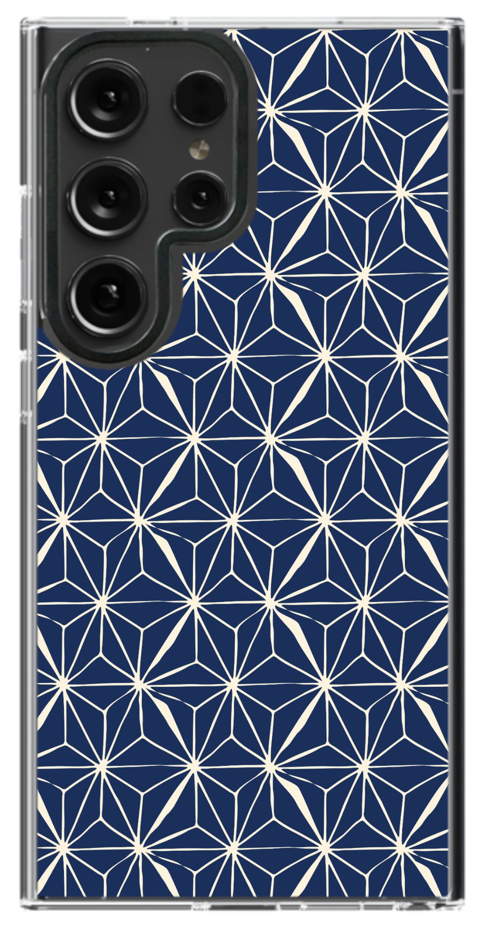 Geometric Star Pattern Phone Case