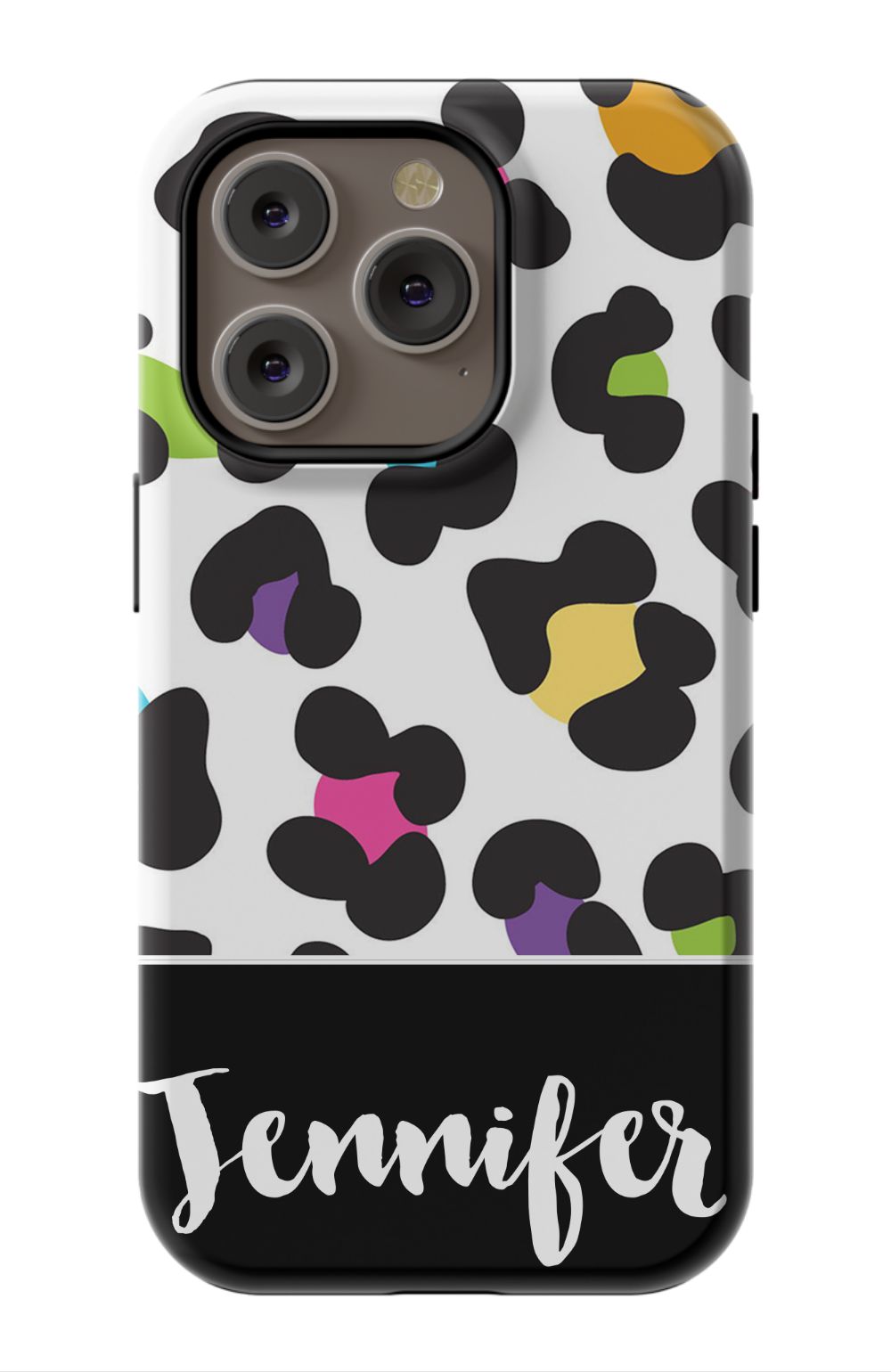 Personalized Colorful Leopard Phone Case