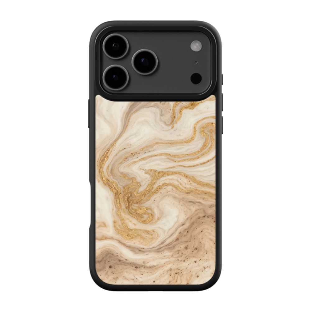 Chic Marble Gold Swirl Phone Case