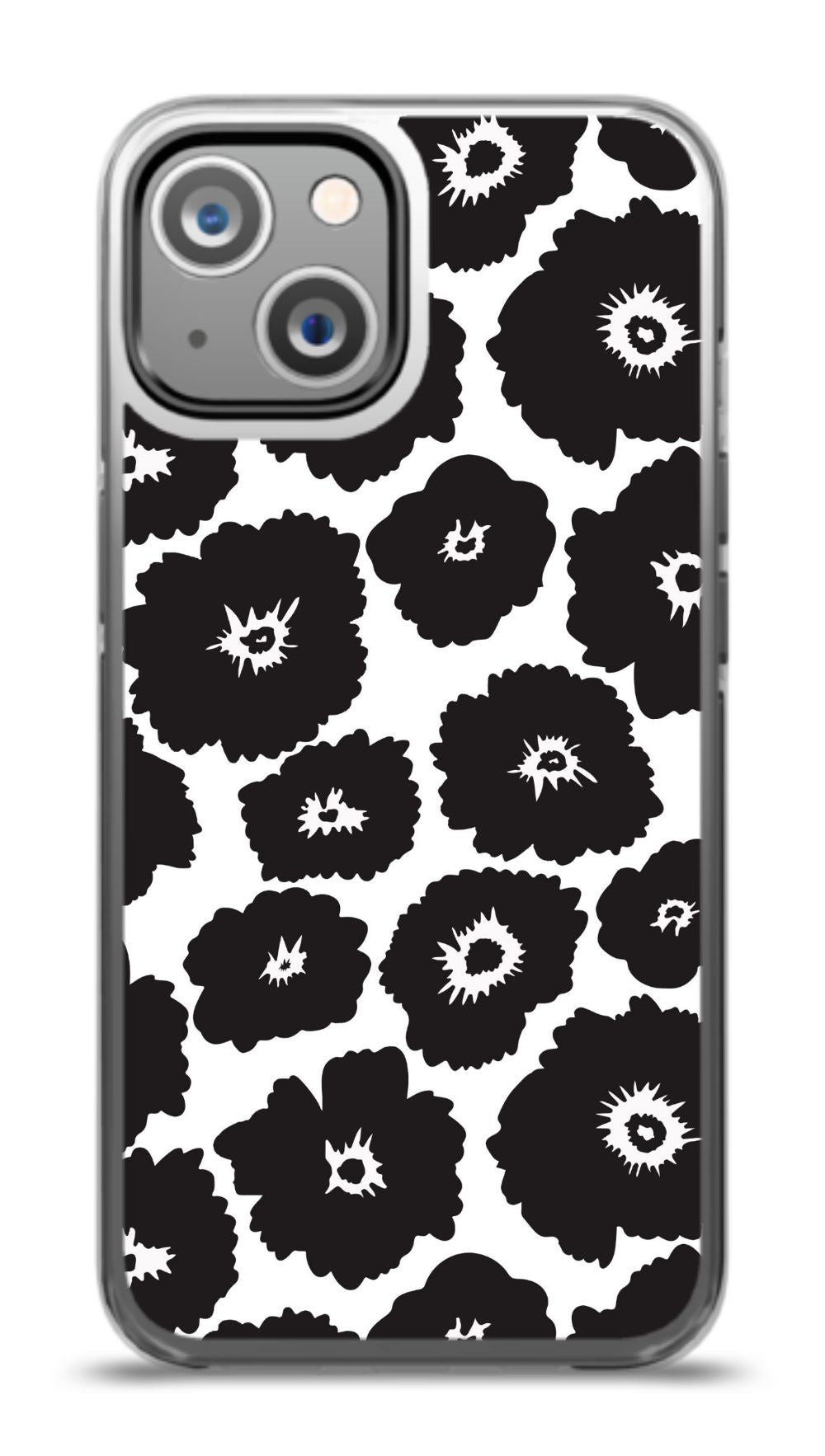 Monochrome Floral Phone Case